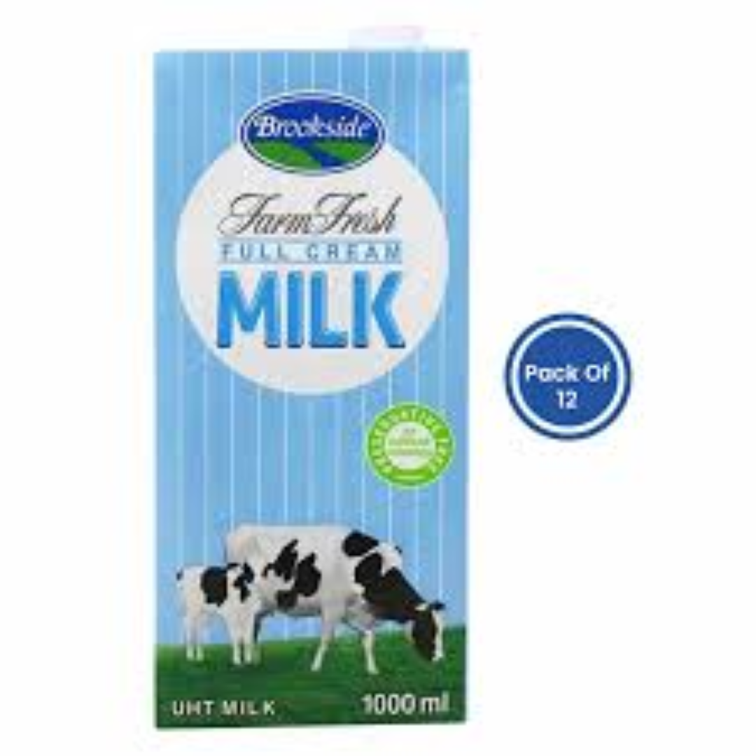 BROOKSIDE WHOLE MILK BTL 1LT